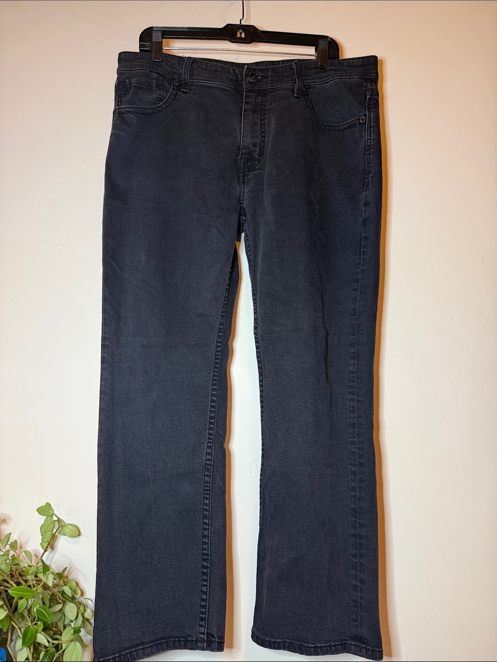 BKE Tyler Men's Jeans 36x30 Dark Blue Durable Denim Straight Leg